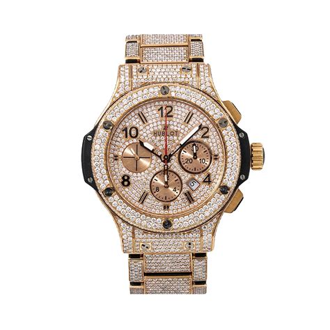 fully iced out hublot|iced out watch bezel.